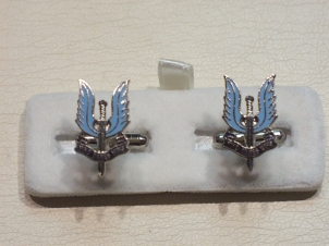 Special Air Service (SAS) enamelled cufflinks - Click Image to Close